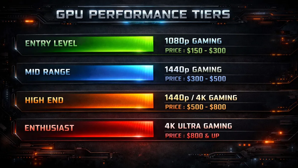 GPU performance tiers 2026