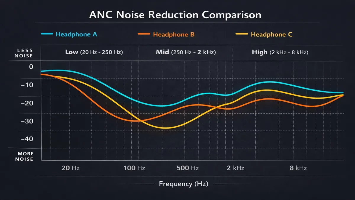 Bose vs Sony ANC comparison chart