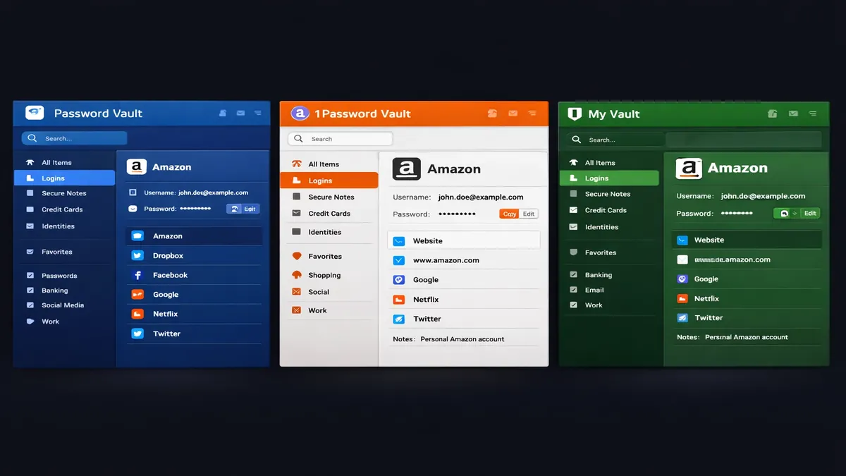 NordPass vs 1Password vs Bitwarden — password manager comparison