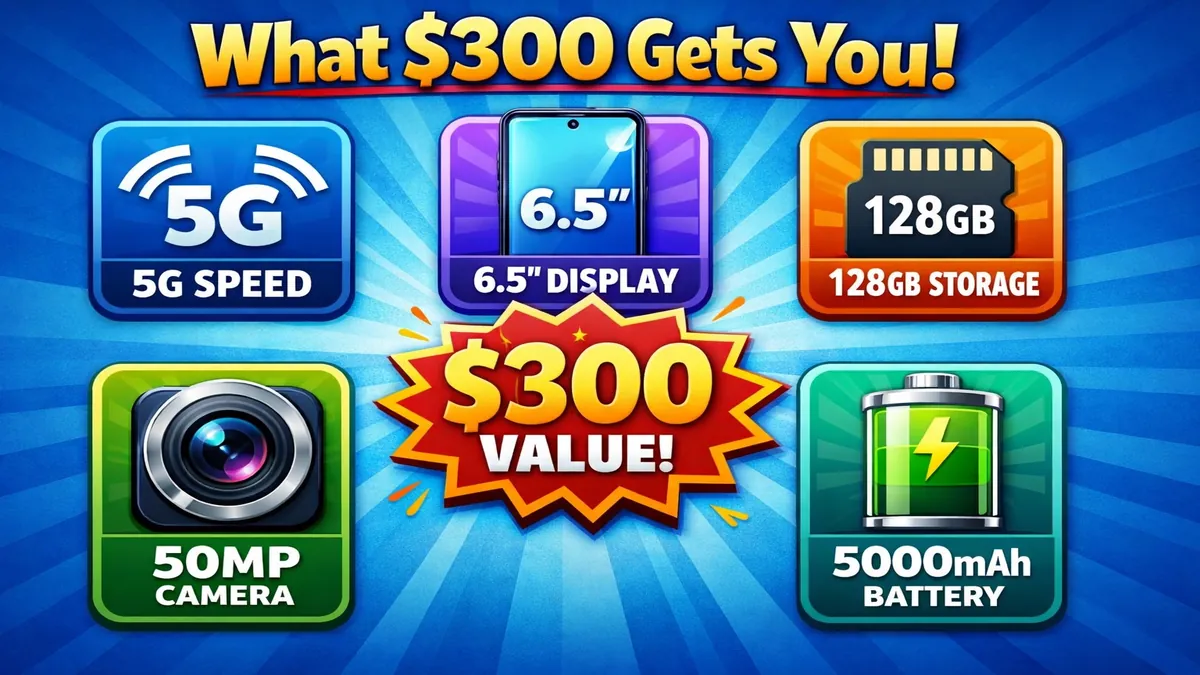 What $300 gets you in a smartphone 2026
