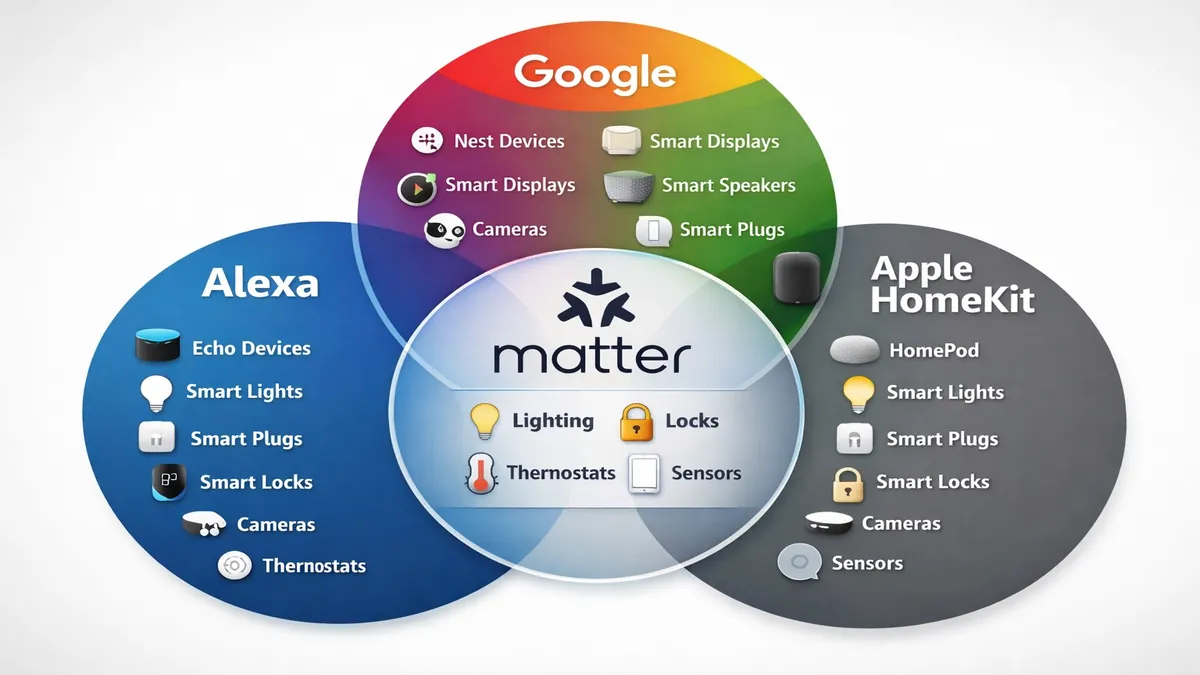 Smart home ecosystems — Alexa vs Google vs Apple HomeKit