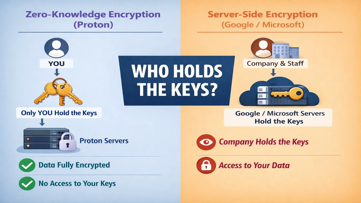 Zero-knowledge vs server-side cloud encryption