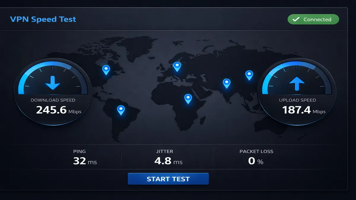 NordVPN speed test results 2026
